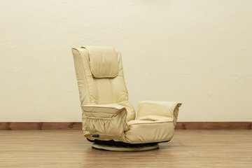 レバー式14段回転座椅子　BK/BR/IVの画像
