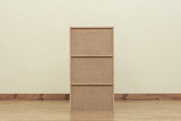 GRANZ　3段ラック　扉1枚　BK/WHの画像