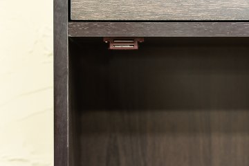 扉付きラック　4段　WAL/WHの画像