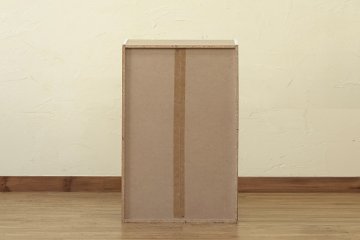 GRANZ　扉付シェルフ　BK/WHの画像