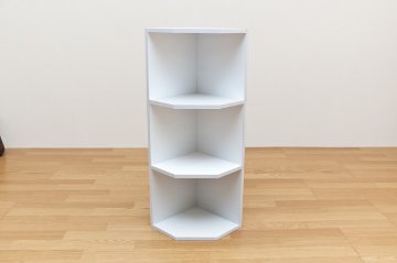 コーナーラック　3段　WAL/WHの画像