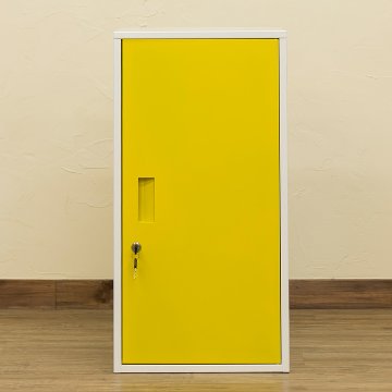 キューブBOX　鍵付きロッカー　ハイタイプ　BK/BL/RD/WH/YEの画像