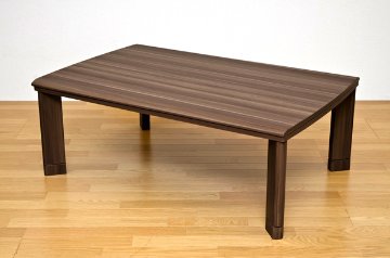継脚式　モダンコタツ　120×80　WAL/WHの画像