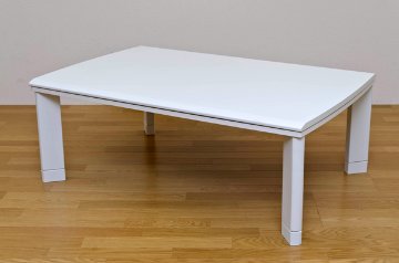 継脚式　モダンコタツ　120×80　WAL/WHの画像