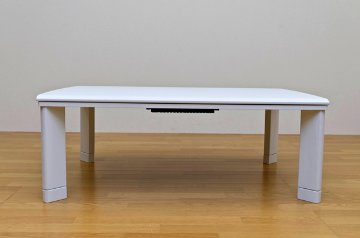 継脚式　モダンコタツ　120×80　WAL/WHの画像