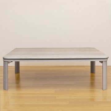 家具調折脚フラットヒーターコタツ　120×80　WAL/WHの画像