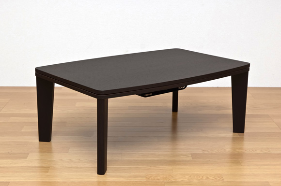 カジュアルコタツ　R天板　90×60　長方形　BR/NAの画像