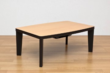 カジュアルコタツ　R天板　90×60　長方形　BR/NAの画像