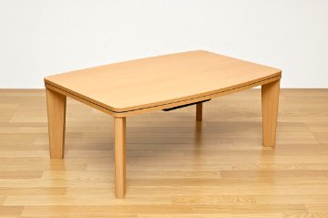 カジュアルコタツ　R天板　90×60　長方形　BR/NAの画像