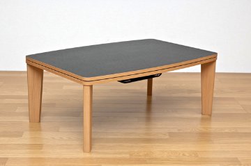 カジュアルコタツ　R天板　90×60　長方形　BR/NAの画像