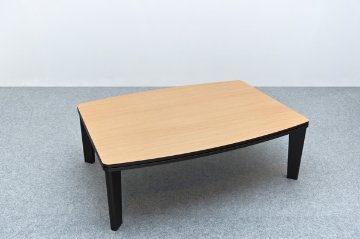カジュアルコタツ　R天板　105×75　長方形　BR/NAの画像