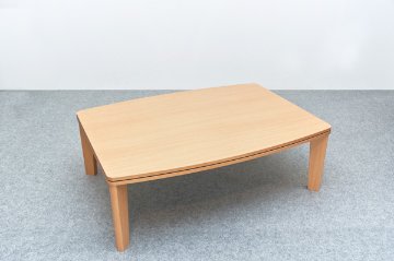 カジュアルコタツ　R天板　105×75　長方形　BR/NAの画像