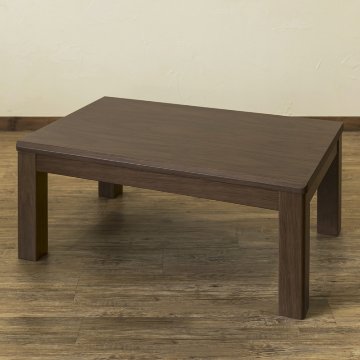 3段階継脚ダイニングコタツ　90×60　BR/NAの画像