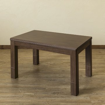 3段階継脚ダイニングコタツ　90×60　BR/NAの画像