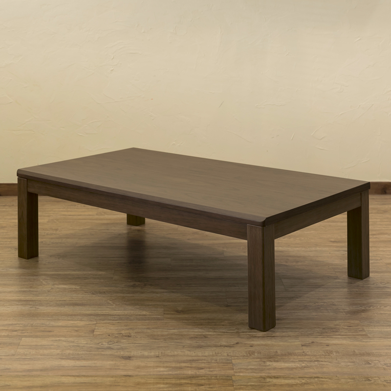 3段階継脚ダイニングコタツ　135×80　BR/NAの画像