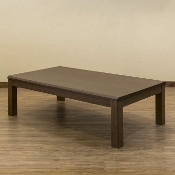 3段階継脚ダイニングコタツ　135×80　BR/NAの画像