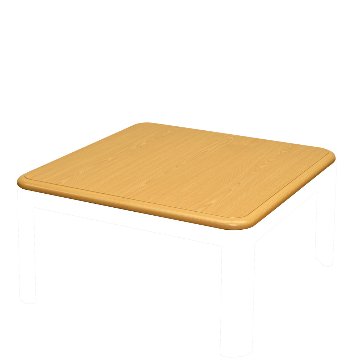 家具調こたつ用天板　80×80　正方形　BR/NAの画像