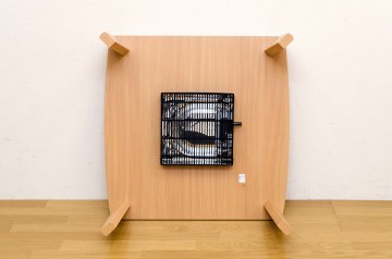 カジュアルコタツ　R天板　75　正方形　BR/NAの画像