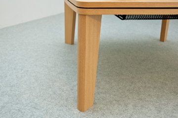 カジュアルコタツ　R天板　75　正方形　BR/NAの画像