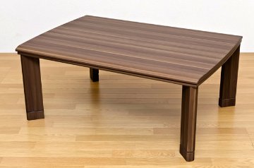 継脚式　モダンコタツ　105×75　BR/WAL/WHの画像
