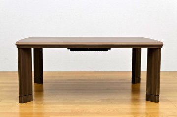継脚式　モダンコタツ　105×75　BR/WAL/WHの画像