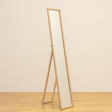 BLANCA　シンプルスタンドミラー　BR/NA/WH/MWH/VBRの画像