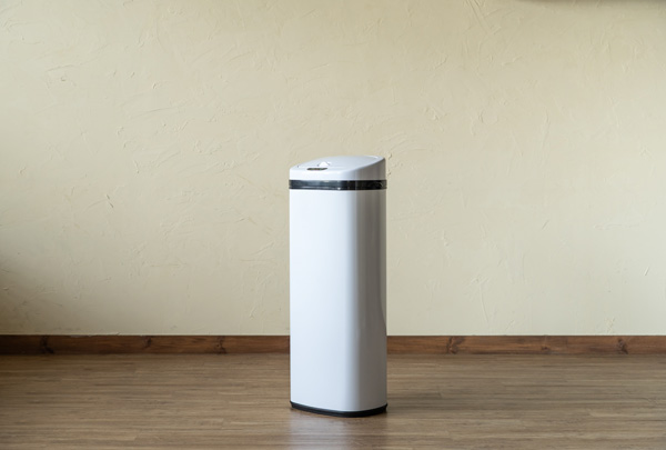 センサー自動開閉式ダストボックス　50L　BK/SL/WHの画像
