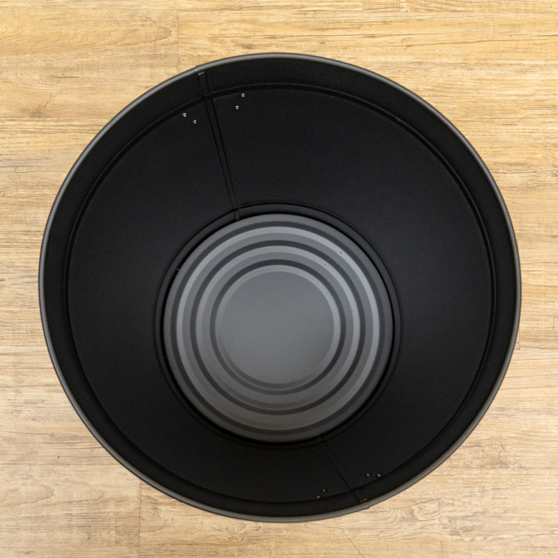 フタ付き　特大マルチバケツ　50L　BK/WHの画像