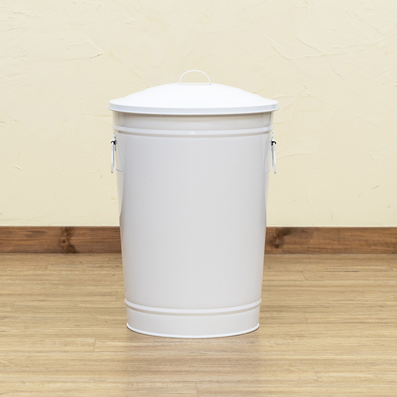 フタ付き　特大マルチバケツ　50L　BK/WHの画像