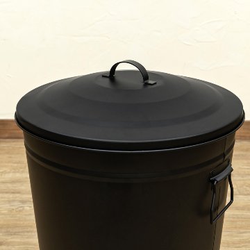 フタ付き　特大マルチバケツ　50L　BK/WHの画像