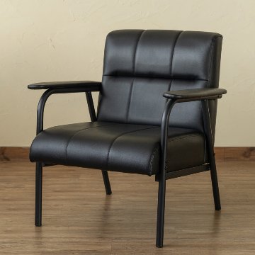 Elma　1Pソファ　BK/BRの画像