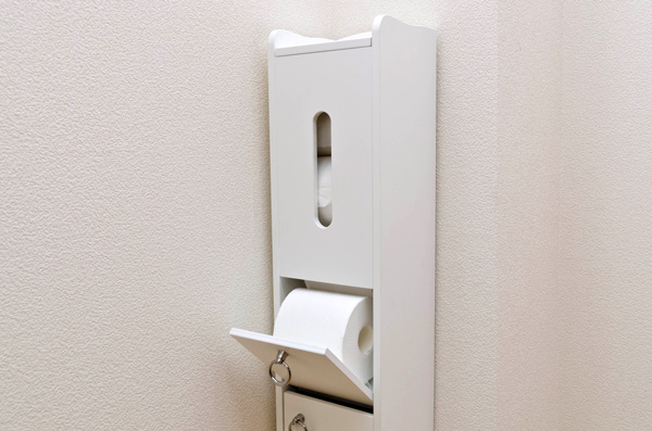 スリムトイレラック　WHの画像