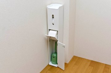 スリムトイレラック　WHの画像