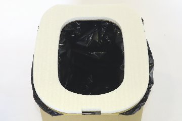 【１セット】おしりにやさしい簡易トイレ 非常用ダンボール製組立式トイレ（5回分）の画像