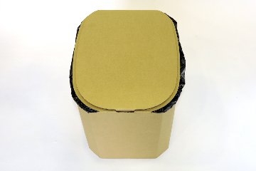 【１セット】おしりにやさしい簡易トイレ 非常用ダンボール製組立式トイレ（5回分）の画像