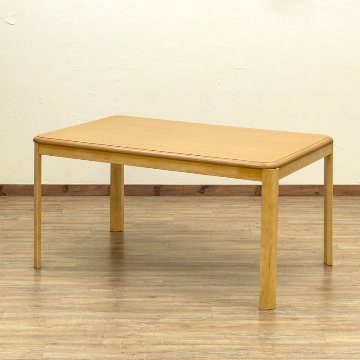 ダイニングコタツ　135×85　手元コントローラー　BR/NAの画像