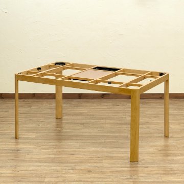ダイニングコタツ　135×85　手元コントローラー　BR/NAの画像