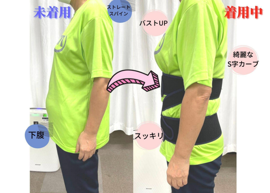 4DS腹ペタベルト　SS/S/M/L/LL　 【正規代理店】　気になる下っ腹とバイバイ！　堀和夫D.C. 考案の画像