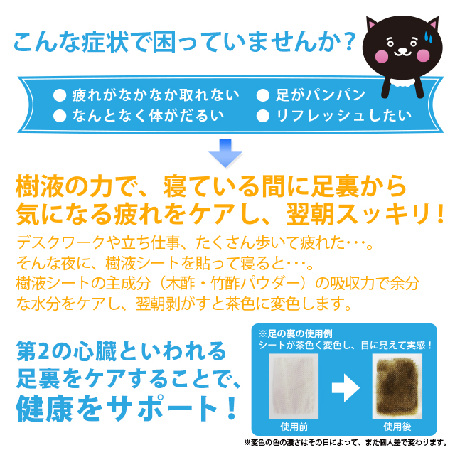 足すっきり樹液シート36枚入増量（イオン）両足18回分【日時指定不可】の画像