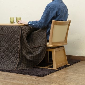 ダイニングコタツ用掛け布団　135×85　長方形の画像