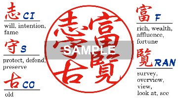 [Wooden Stamp] Small size / Round type / Birch dyed brownの画像