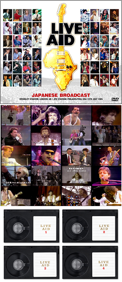 LIVE AID - JAPANESE BROADCAST(4DVDR)｜ecd