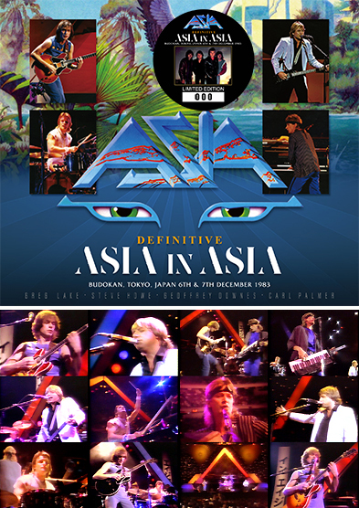 ASIA - DEFINITIVE ASIA IN ASIA(2CD + DVD) Live at Budokan, Tokyo, Japan 6th  & 7th December 1983 STER｜ecd