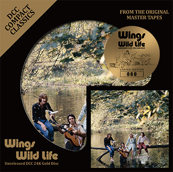 WINGS - WILD LIFE: UNRELEASED DCC 24K GOLD DISC(1CD) DCC Compact