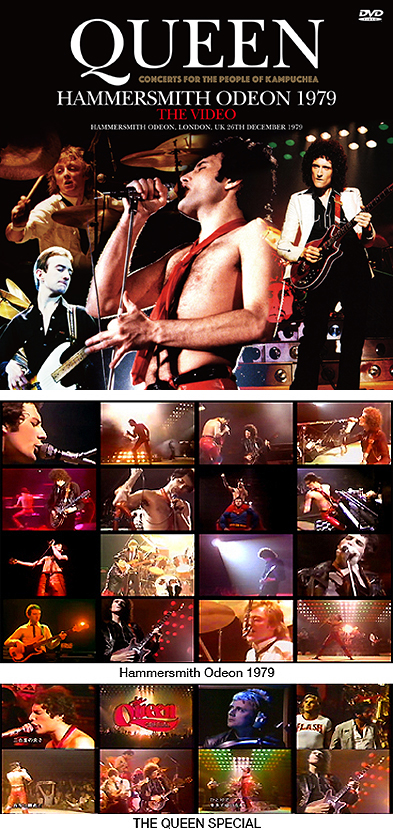 QUEEN - HAMMERSMITH ODEON 1979: THE VIDEO(DVDR) Live at Hammersmith Odeon,  London, UK 26th December ｜ecd