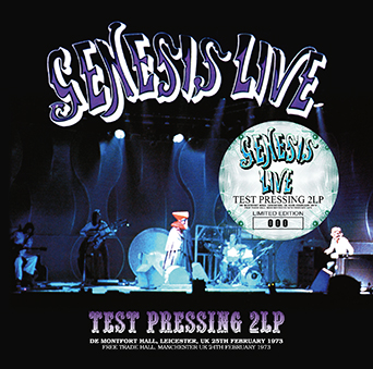 GENESIS - LIVE : TEST PRESSING 2LP(1CD)* 3rd Press plus Bonus DVDR