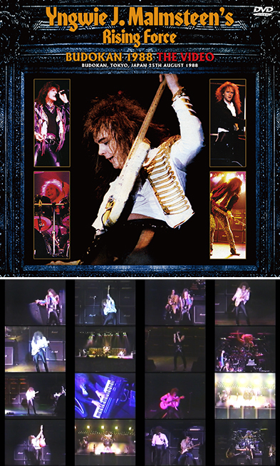 YNGWIE J. MALMSTEEN'S RISING FORCE - BUDOKAN 1988: THE VIDEO(DVDR) Live at  Budokan, Tokyo, Japan 25t｜ecd