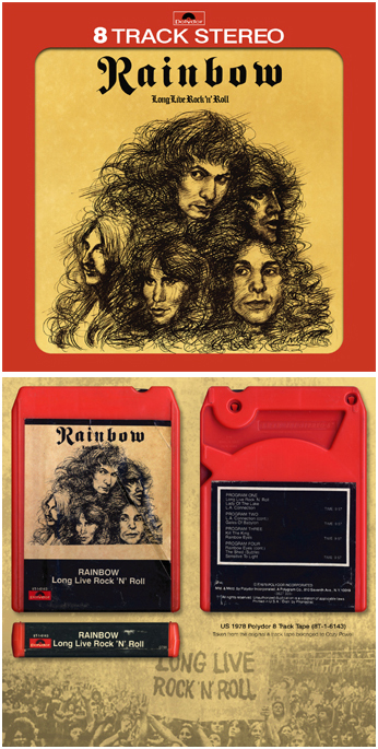 RAINBOW - LONG LIVE ROCK 'N' ROLL: US 8 TRACK TAPE(プレスCD)*50