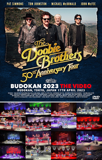 THE DOOBIE BROTHERS - BUDOKAN 2023 The Video(DVDR) Budokan, Tokyo