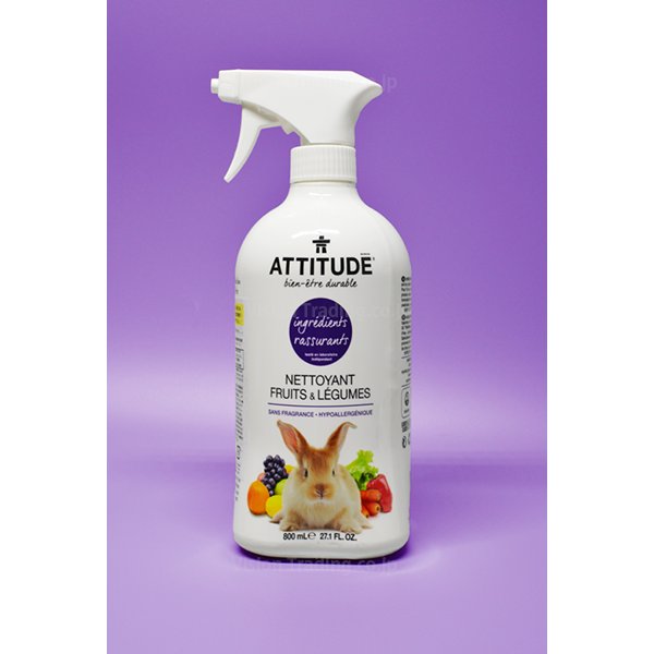 【在庫限り】ATTITUDE(アティテュード)フルーツ&ベジタブルウォッシュ　800mLの画像